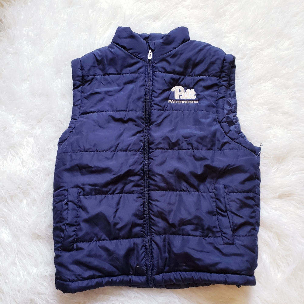 burnside Navy Blue Quilted Puffer Vest